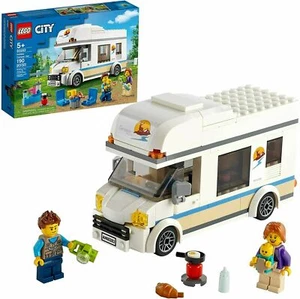 Lego City Holiday Camper Van Building Toy 190 PCS 60283 - Picture 1 of 7