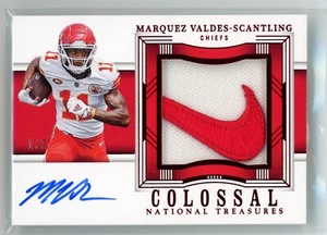 Marquez Valdes-Scantling 2023 National Treasures Colossal Auto Nike Swoosh /2 SP - Picture 1 of 2