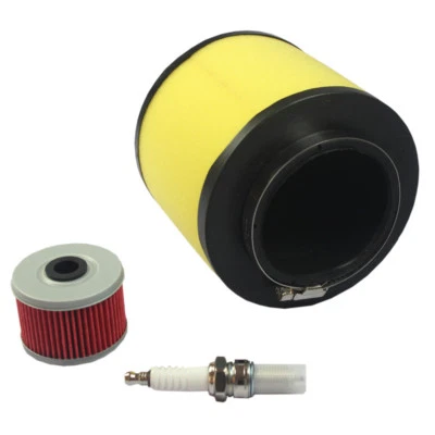 Air Filter Oil Filter  for Honda Rancher 350 Foreman 400 450 with Spark Plug - Image 1 of 4