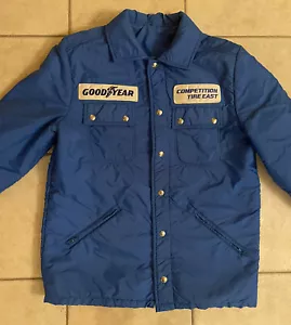 Cappotto da corsa vintage - Goodyear - Competition Tire East - con 3 TOPPE RICAMATE... - Foto 1 di 7
