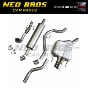 Full Cat Back Exhaust System Flexi, Mid & Back Box for Saab 9-3 04-12 2.0T Aero - Afbeelding 1 van 3