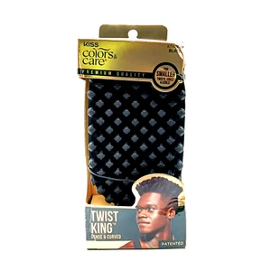 Twist King Hair Styling Brush Small Afro Tight Coils Curls Short Hair Washable - Picture 1 of 7