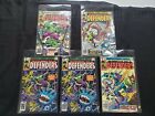 DEFENDERS 5PC (FN+/VF) ISSUES #70-73, 2 COPIES OF #72, NEWSSTAND 1979