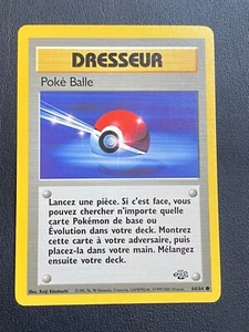 CARTE POKEMON POKÉ BALLE 64/64 FR COMMUNE WIZARDS JUNGLE - NM/M - Picture 1 of 2