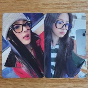 Minji Official 2pcs Photocards NewJeans How Sweet & Bubble Gum Weverse A Ver - Bild 1 von 2