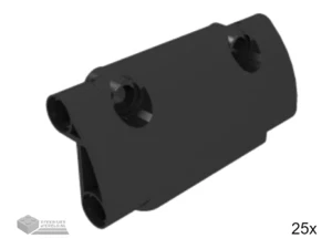 25x LEGO® Part 24119 - Technic, Panel Curved 7 x 3 with 2 Pin Holes - Imagen 1 de 1