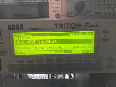 KORG Triton RACK Ersatzbildschirm LCD GLAS Display NEU!!! - Bild 1 von 4