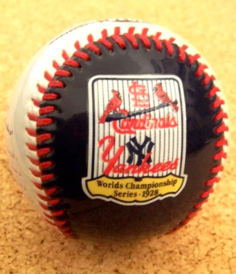 1928 WS World Series Yankees Champions ball baseball Cardinals New York NY - Image 1 of 4