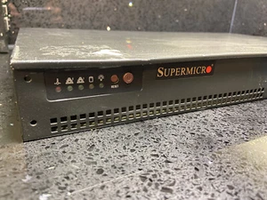 SuperMicro TrueNAS Proxmox Server - X7SPE-HF-D525 1U 8GB RAM 256G SSD + 10Gb NIC - Picture 1 of 15