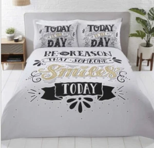 Duvet Cover + Pillow Case Luxury Polycotton Quilt Bedding Set Double UK - Picture 1 of 6