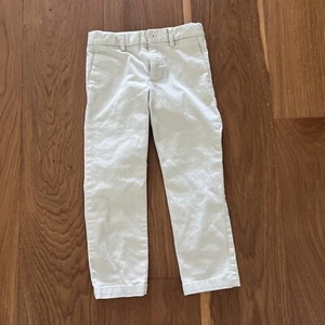 Polo Ralph Lauren Classic khaki Tan pants Kids Sz 4T adjustable waist - Picture 1 of 5