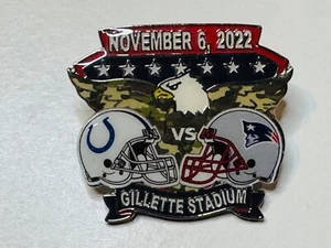 New England Patriots vs Indianapolis Colts Game Day Pin November 6 2022 11/06/22 - Picture 1 of 2