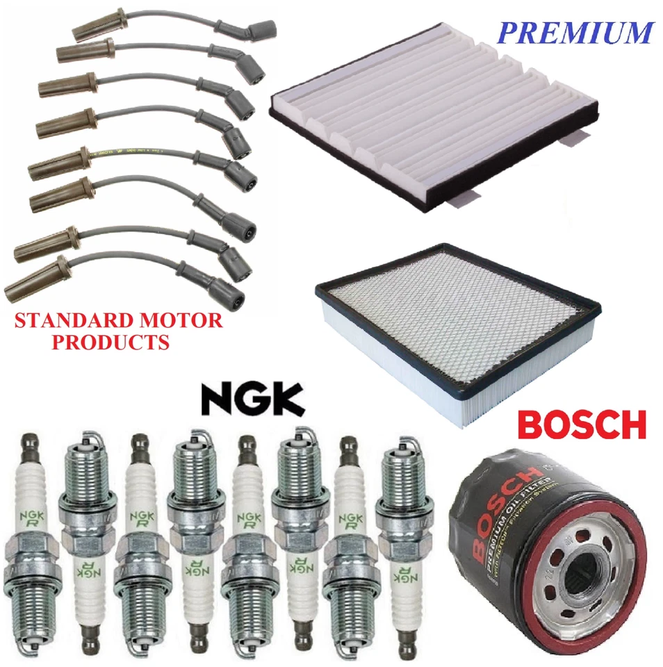 Kit de afinación filtros bujías de cable para GMC YUKON XL 2500 V8; 6,0 L 2009-2013 Foto 1 de 1