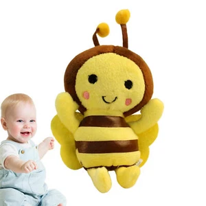 Cute Bee Plush Toy Stuffed Animal Bumble Bee Doll Kid Gift Hanging Ornament - Picture 1 of 10