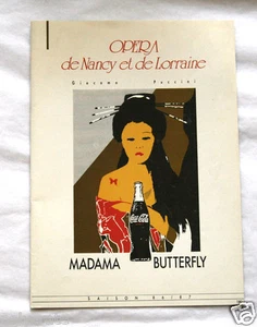 Livret programme Opéra Nancy Lorraine Madama Butterfly Giacomo Puccini an.80 - Picture 1 of 2