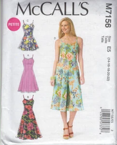 Sewing Pattern McCall's 7156  Dress, Romper & Jumpsuit - Picture 1 of 1