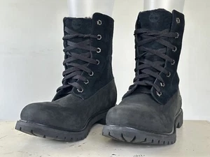 Botas Timberland Authentics negras plegables de peluche polar para mujer talla 9 - Imagen 1 de 9