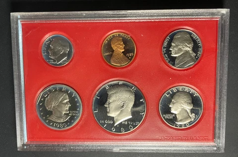 1980 San Francisco Proof Set / Original Mint Packaging Cover