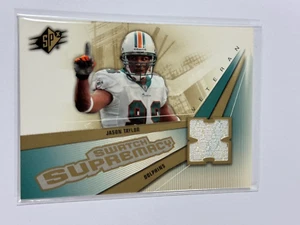 2006 SPx Swatch Supremacy Veteran Jersey Jason Taylor #SW-JT HOF - Picture 1 of 2