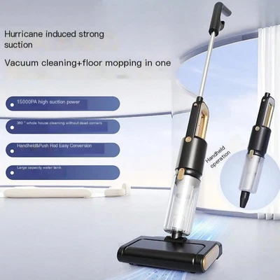 Aspirapolvere Lavapavimenti 2in1 Senza Fili 15000Pa Aspira e Lava Pavimenti Casa - Immagine 1 di 4
