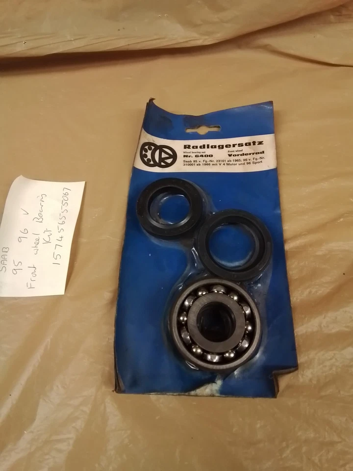 CLASSIC  SAAB 95 96 V4 FRONT WHEEL BEARING KIT - Image 1 of 2