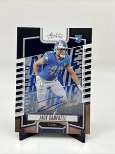 2023 Panini Absolute RC Jack Campbell Auto #154 Football Card - Picture 1 of 2