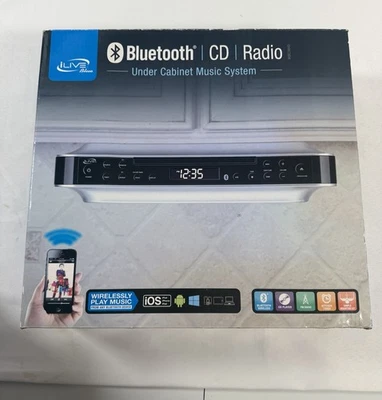 Wireless Bluetooth Under Cabinet, CD, Radio Music System, ILIVE IKBC384S - Image 1 of 4