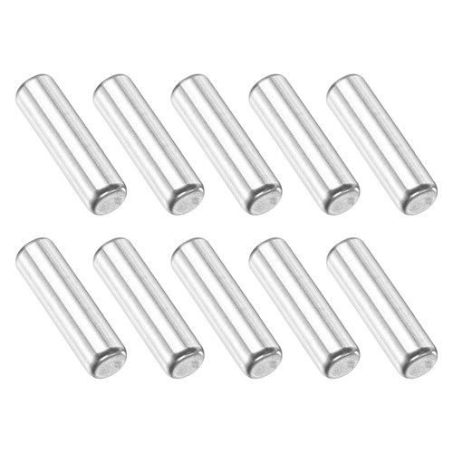 10 Pcs Carbon Steel Dowel Pins, 3/32