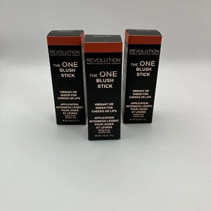 Makeup Revolution The One Fast Base Blush Stick Vibrant Or Sheer For Cheeks Lips - Picture 1 of 7