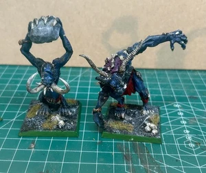 Games Workshop Warhammer Classic 2x Metall Stein Troll Rock Troggoth AoS 1990er. - Bild 1 von 6