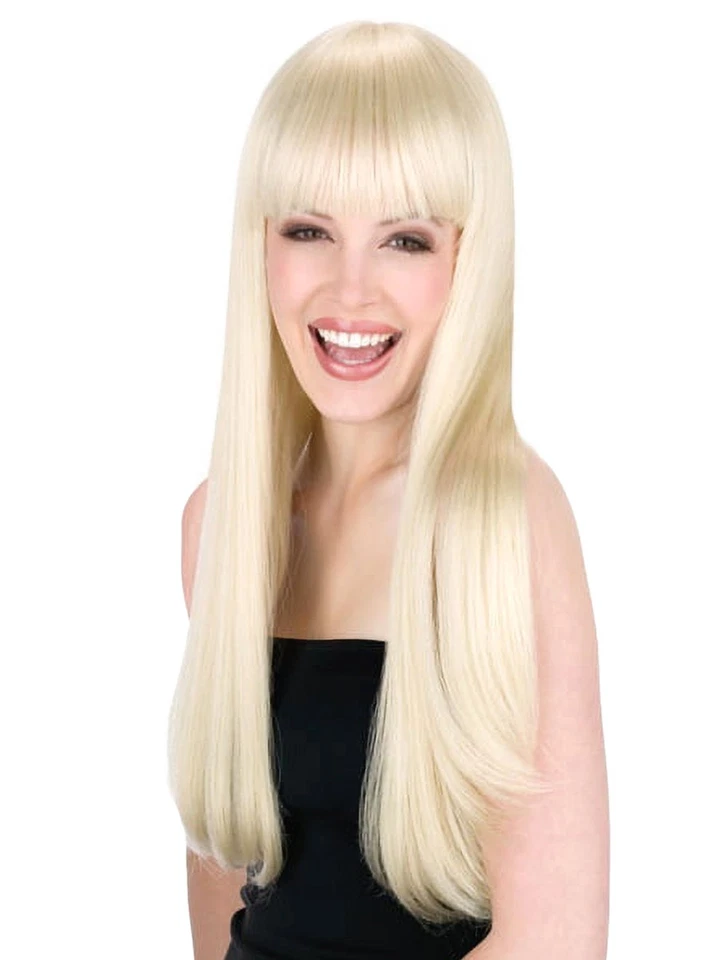 Fun World 女式长金发女郎 Got You 宝贝 30 英寸万圣节假发 — 第 1/1 张图片