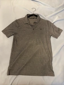 Travis Mathew Shirt Mens Small Short Sleeve Golfer Lightweight Polo Gray - Picture 1 of 8
