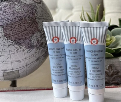 3 First Aid Beauty FAB Hydrating Serum with Hyaluronic Acid 10mL x4 Tubes (td9) - Image 1 of 4