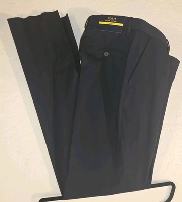 NEW Polo Ralph Lauren Dress Suit men Pants Modern Fit Slacks Unhemmed Blue 34x38 - Image 1 of 4