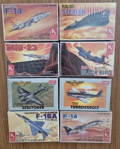 Set of 8 Fighter Jet Hobby Craft & Academy Model Kits - 1:144 - Unopened - Picture 1 of 18