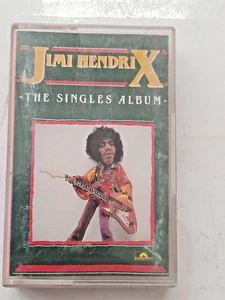 Jimi Hendrix 'The Singles Album' cassette tape Polydor Ex / G Condition - Picture 1 of 4