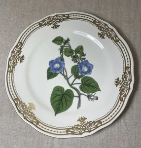 Andrea Sadek Golden Botanical Robert Sweet London Plate 10 1/2" gold floral VTG - Picture 1 of 5