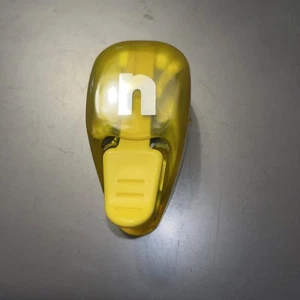 EK Success Letter n u Paper Punch Yellow Plastic Metal For Scrapbooking Crafts - Picture 1 of 3