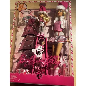 Mattel Barbie und Kelly Pink Holiday Geschenkset (Neu mit Etikett) - Bild 1 von 3