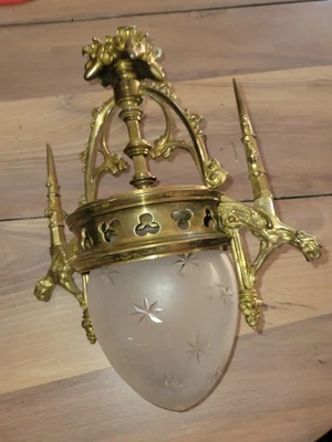 lustre ancien bronze Etat Exemplaire - Photo 1/3