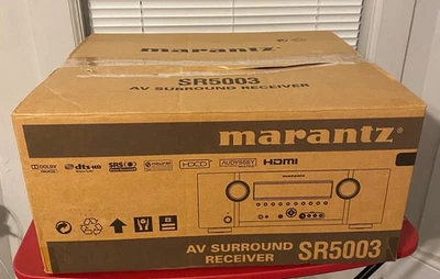 Marantz SR-5003 AV Surround Receiver 7.1 Channel Black 9 Channel NEW - Image 1 of 3