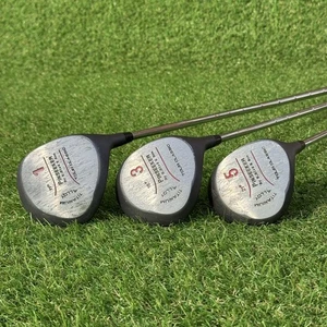 Pinseeker Tour Classic Golf Wood Set 1,3,5 / 11,16,21 degree Steel Shaft Regular - Picture 1 of 5