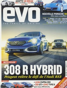 EVO Nr.106 01/2016 308 R HYBRID LEON CUPRA 280 308 GTI CIVIC TYPE-R PORSCHE MACAN - Bild 1 von 1