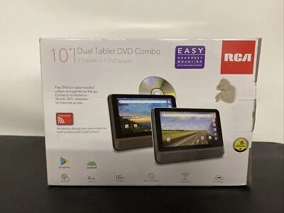 Small Wonder 10" Dual Tablet DVD Combo 2 Tablets+1 DVD Player - Image 1 of 4