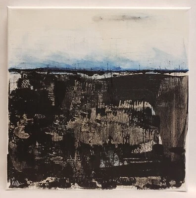 No.650 Original Abstract Modern Minimal Textured Painting By K.A.Davis  - Image 1 of 4