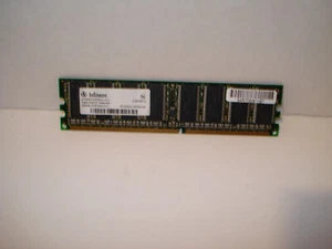 1 STICK INFINEON MEMORY 256MB DDR400 MODEL # HYS64D32300HU-5-C - Picture 1 of 5