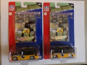 2 Ben Roethlisberger Fleer Ultra Football 2004 Steelers Cadillac Escalade Car - Picture 1 of 4