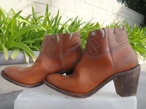 Golden Goose Deluxe Brand CUT OFF COLLECTION Cowboy Boots, Brown Women's EUR38 - Picture 1 of 12