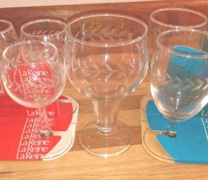 NOS 30 pc  LaReine BAR ware set  Wine Goblets Beer Glasses AH ORIGINAL PACKAGING - Picture 1 of 15