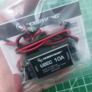 HobbyWing 10A UBEC ubec Output 6v 7.4v 8.4v support 3-14S Lipo Battery HV - Picture 1 of 12